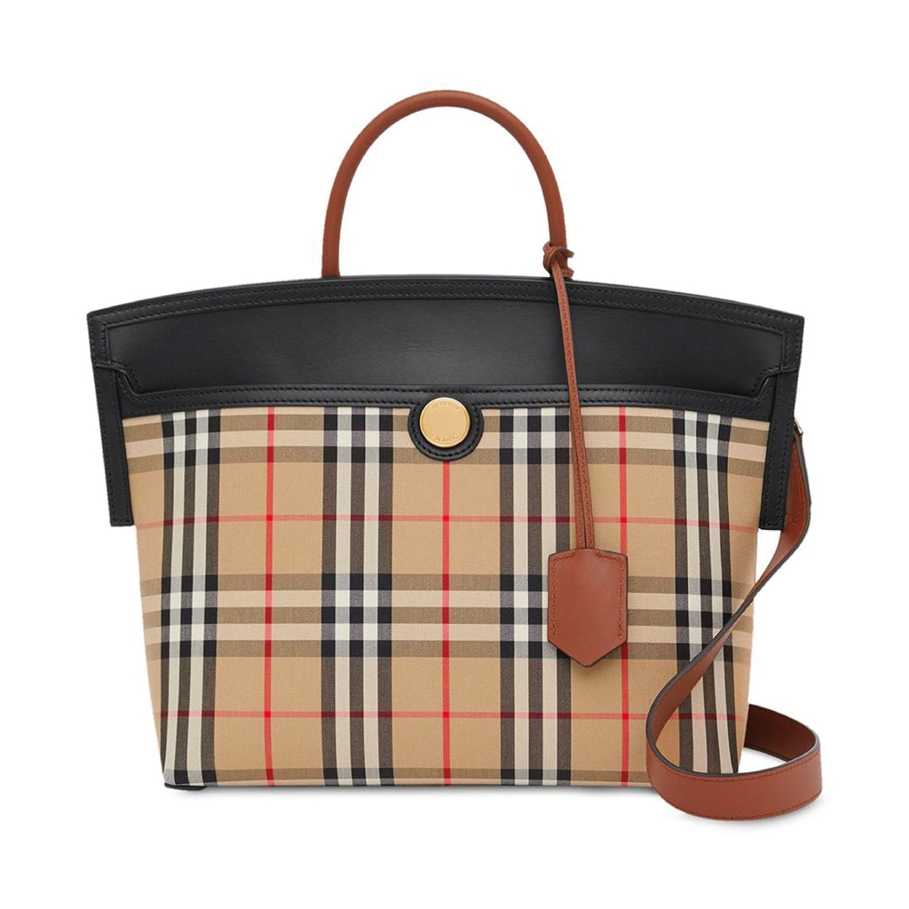 Small Society Vintage Check Top Handle