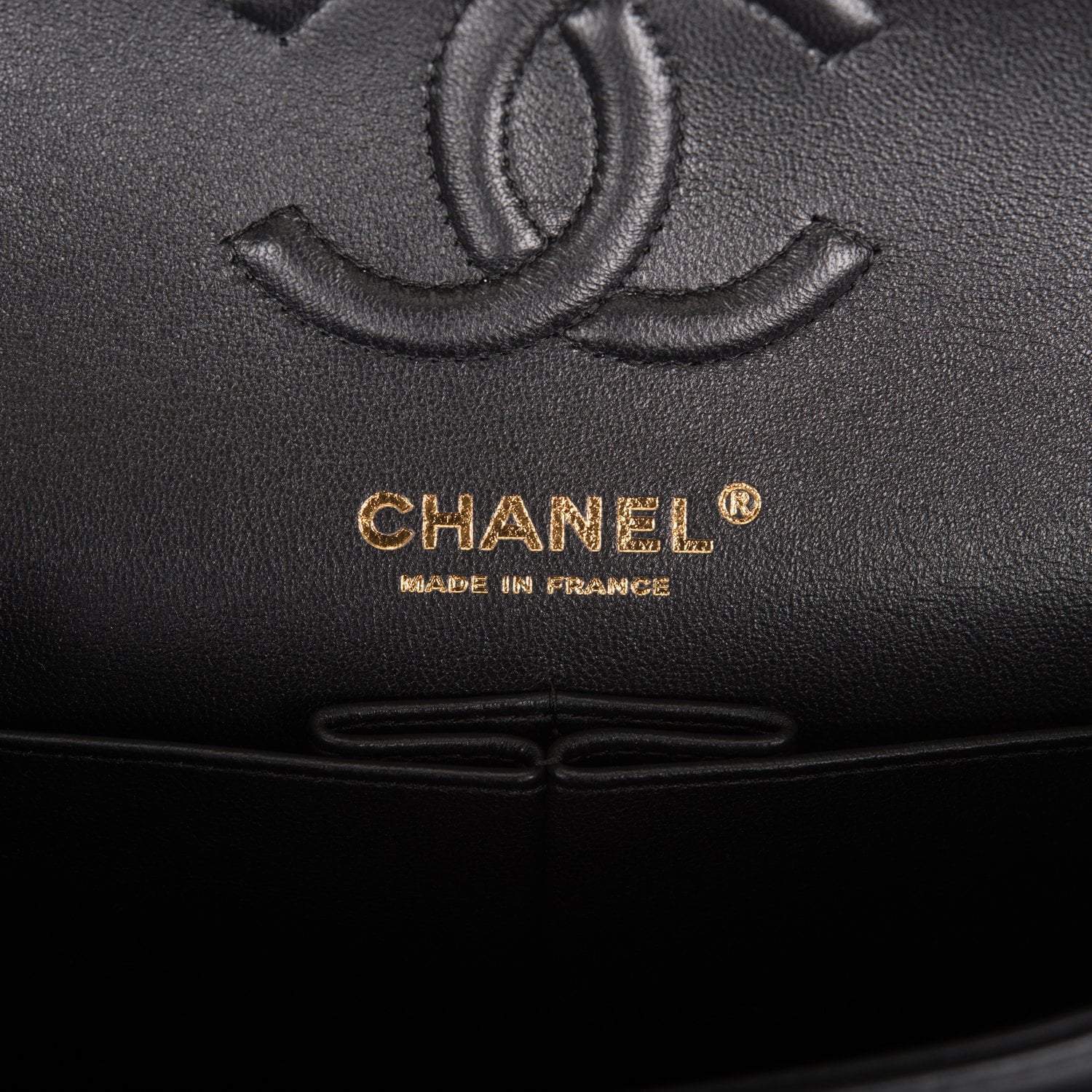 Chanel Small Classic Double Flap Bag Black Lambskin Rose Gold Hardware