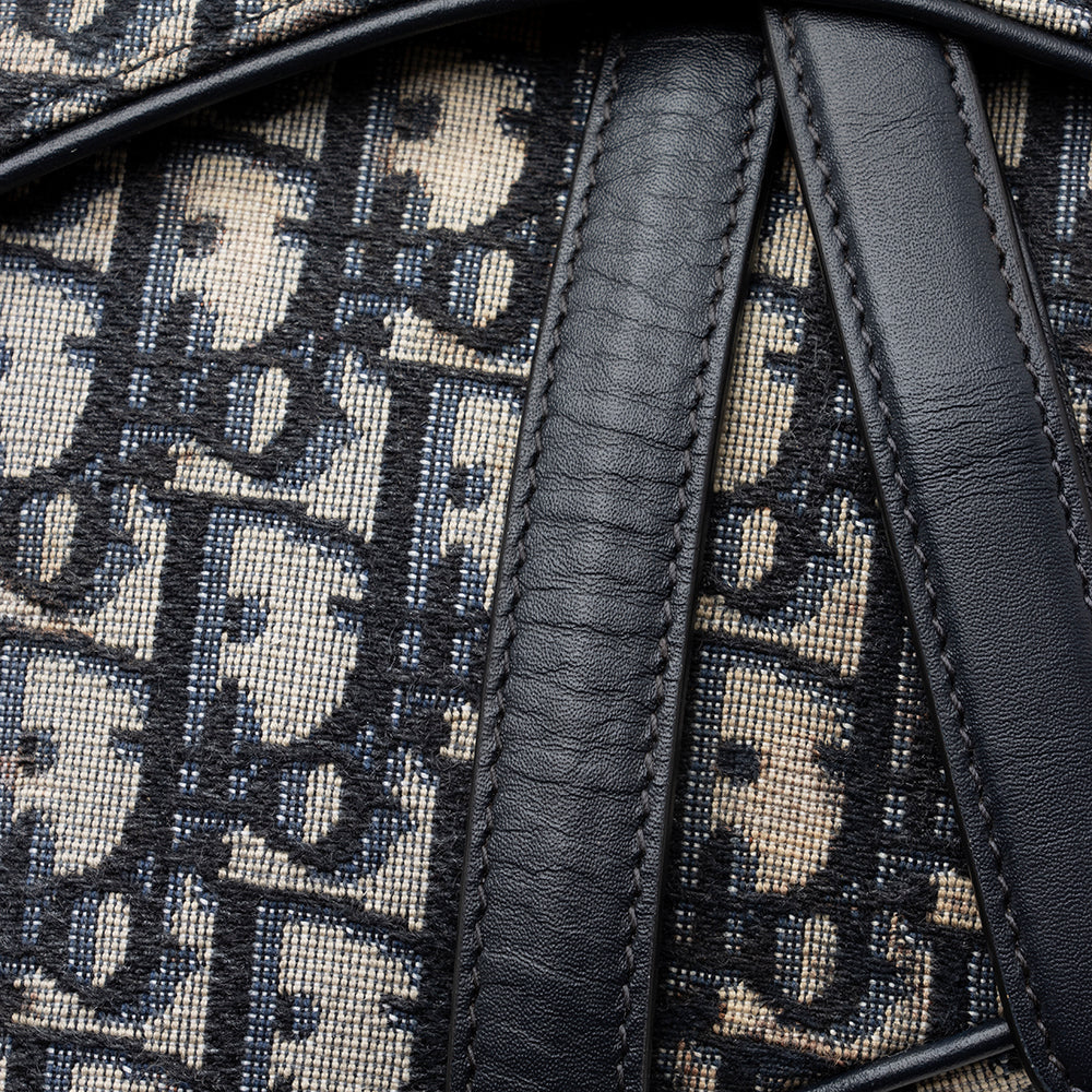 Dior Oblique Saddle Bag (SHF-17911)