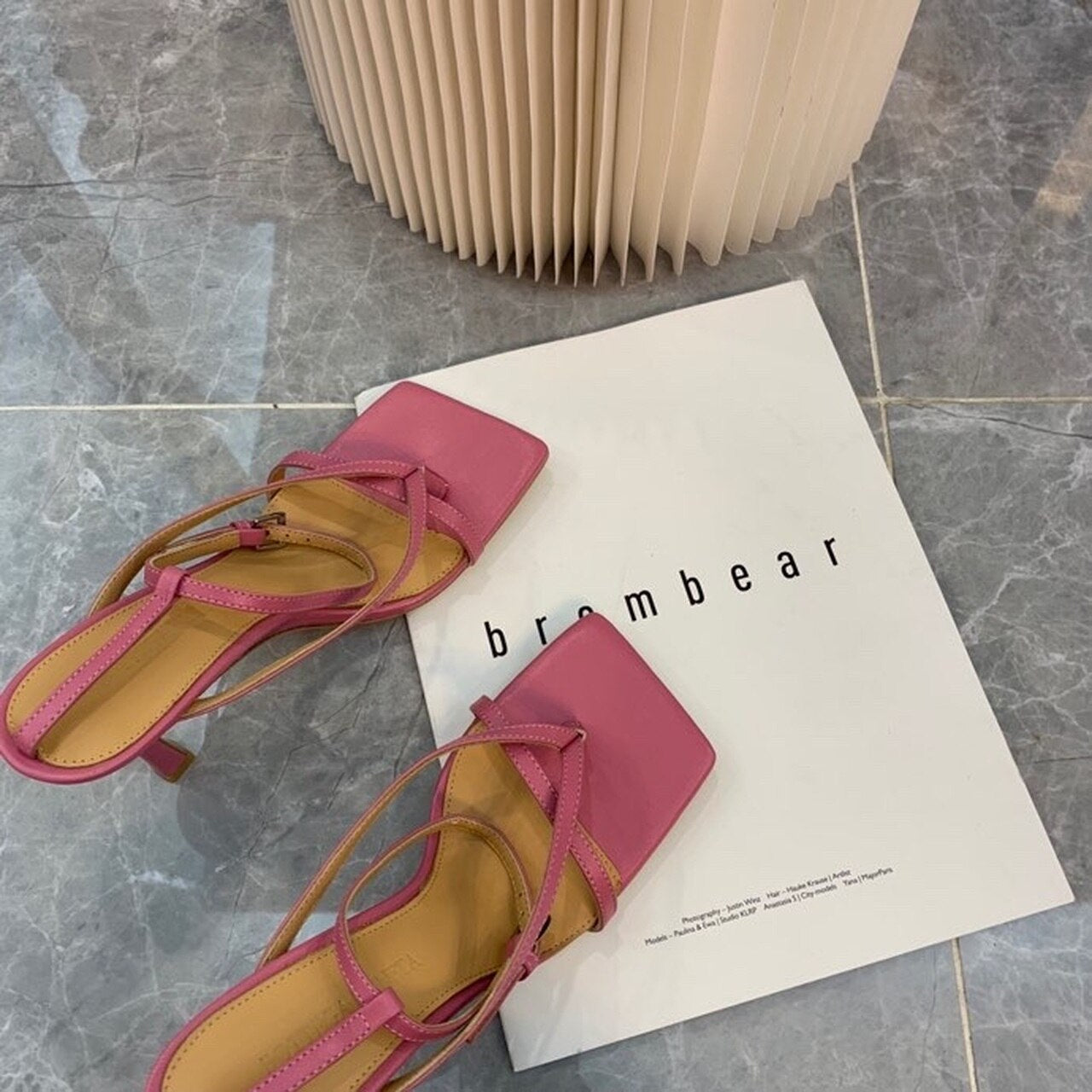Bottega Veneta Stretch Sandals 9cm Heel Lambskin Leather Spring/Summer 2020 Collection, Pink