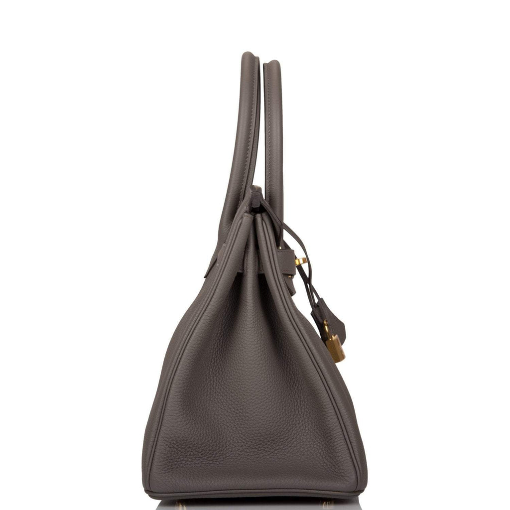 Hermes Etain Togo Birkin 30cm Gold Hardware
