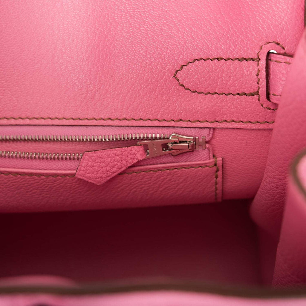 Hermes Bubblegum 5P Togo Birkin 30cm Palladium Hardware