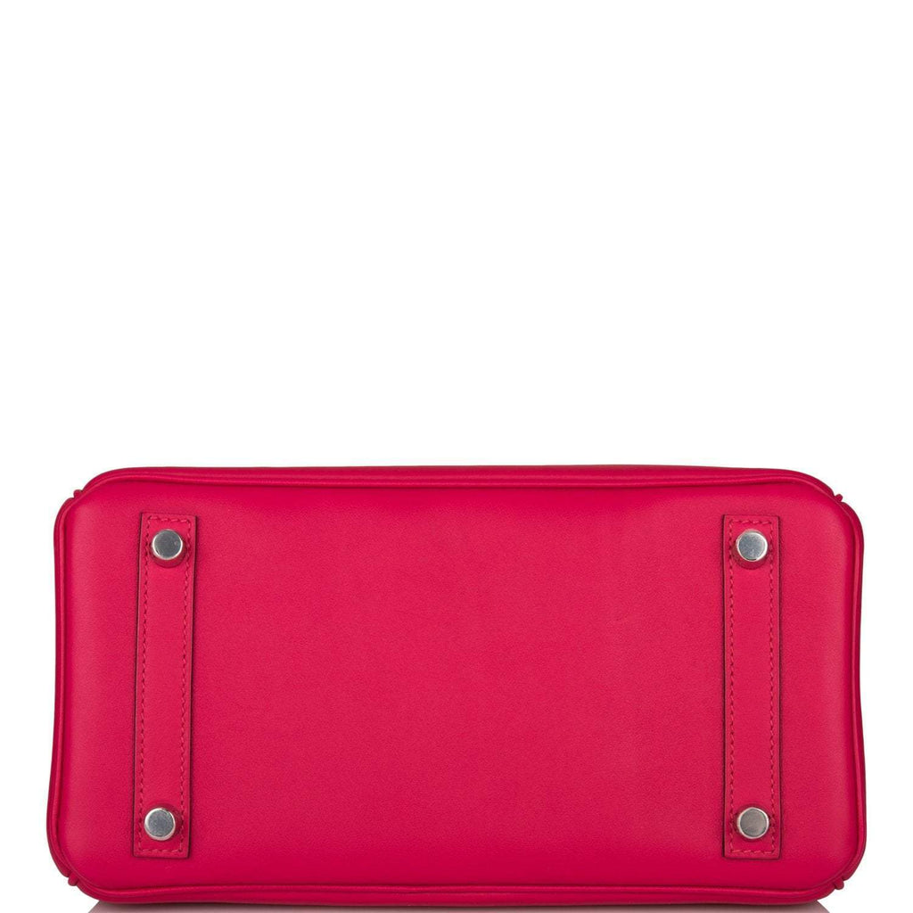 Hermes Birkin 25 Framboise Swift Palladium Hardware