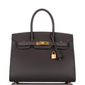 Hermes Graphite Veau Madame Sellier Birkin 30cm Gold Hardware