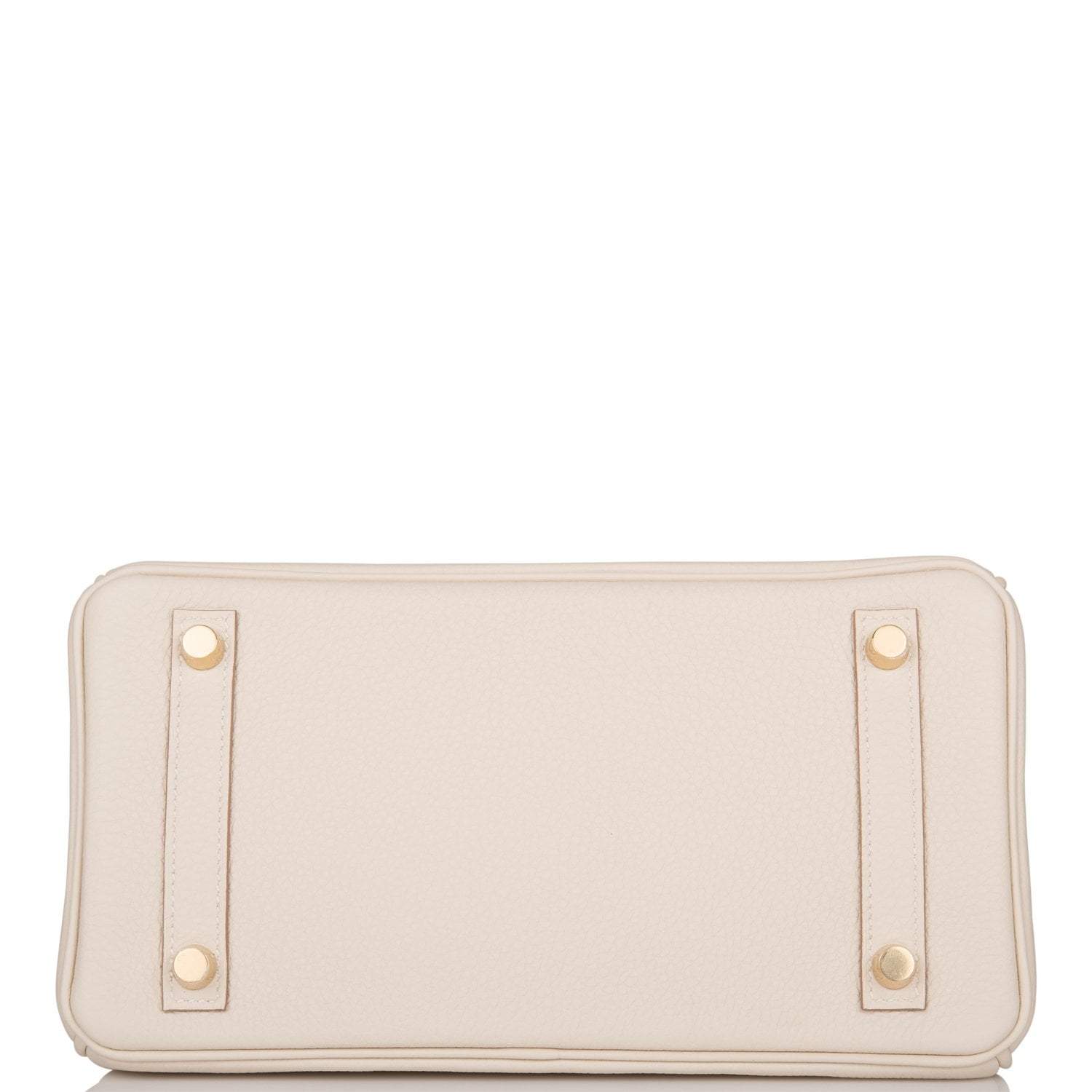 Hermes Birkin 25 Craie Togo Gold Hardware