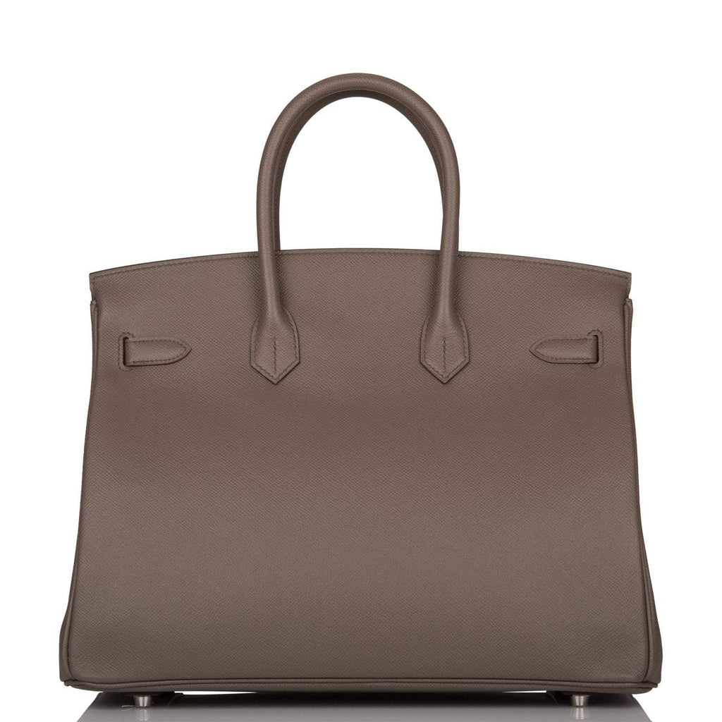 Hermes Birkin 35cm Etain Epsom Palladium Hardware