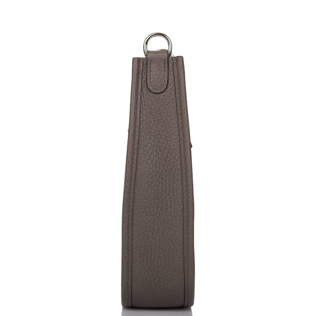 Hermes Etain Clemence Evelyne TPM Bag Palladium Hardware