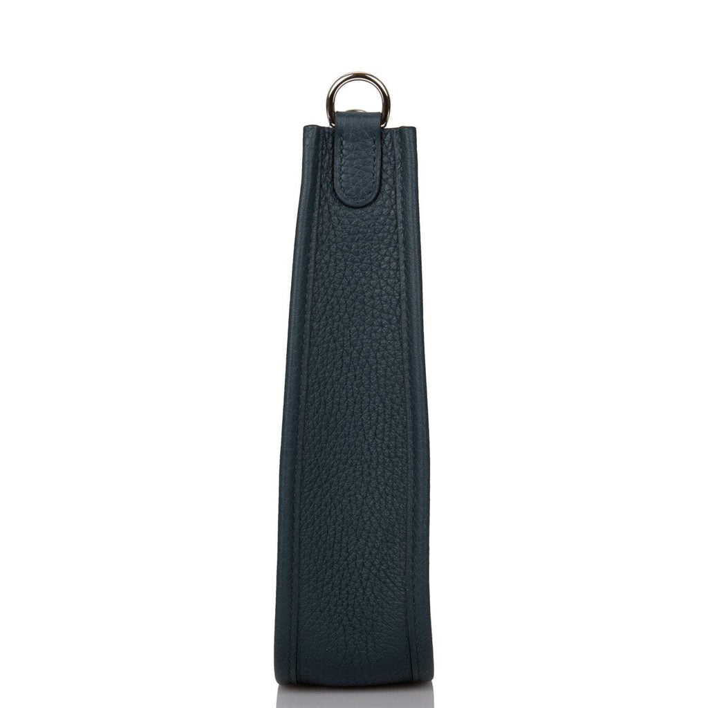 Hermes Vert Cypress Clemence Evelyne TPM Bag Palladium Hardware