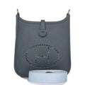 Hermes Bleu Orage Clemence Evelyne TPM Bag Palladium Hardware