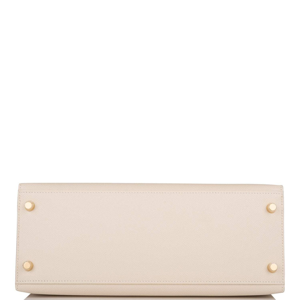 Hermes Craie Epsom Sellier Kelly 28cm Gold Hardware