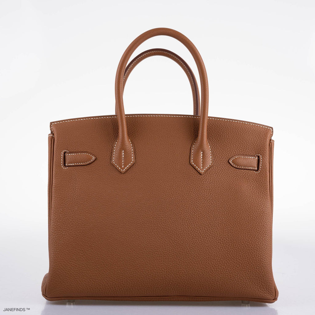 Hermes Birkin 30 Gold Togo with Palladium Hardware - 2020, Y