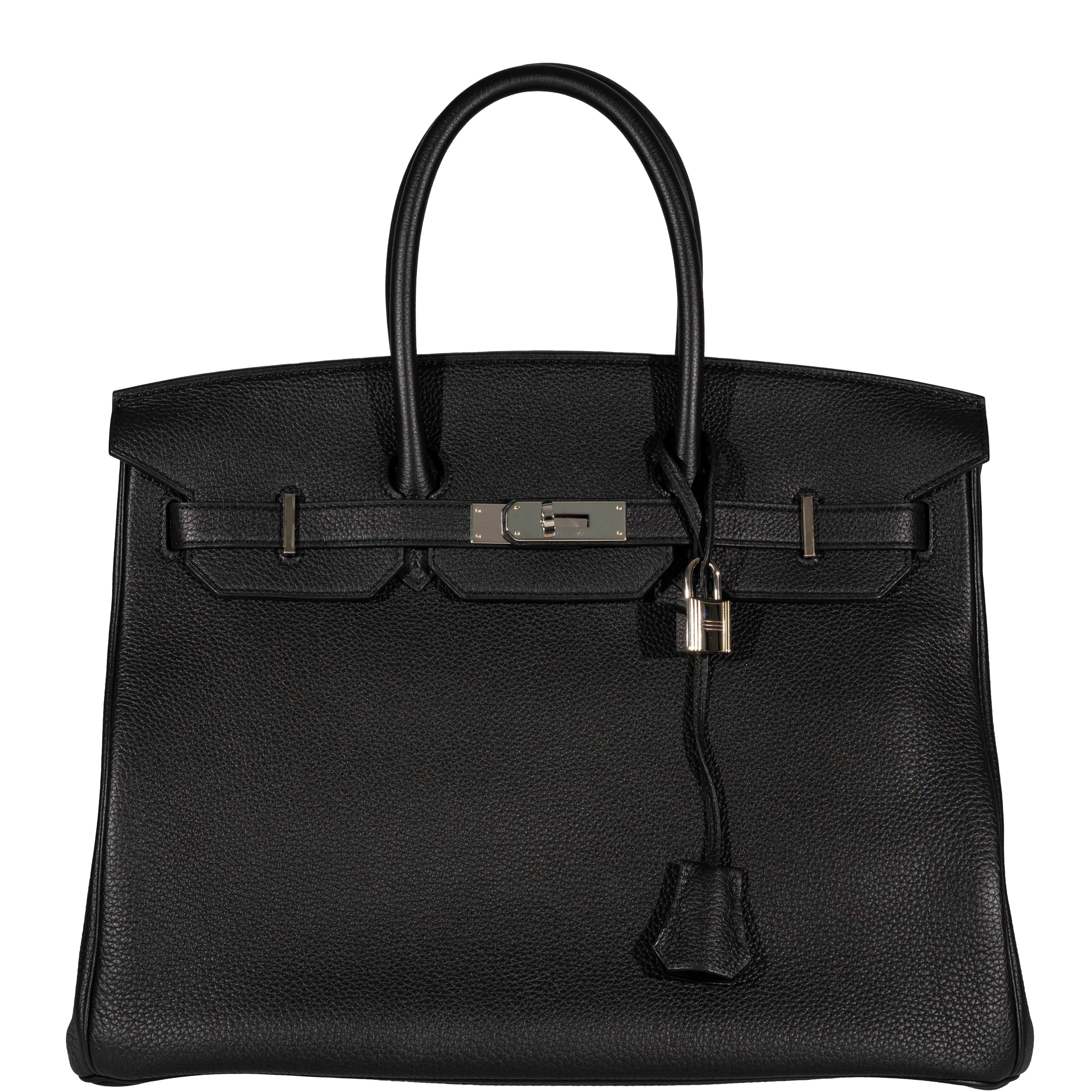 Hermes Birkin 35 Black Togo Palladium Hardware - 2017, A