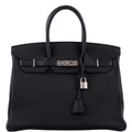 Hermes Birkin 35 Black Togo Palladium Hardware - 2020, Y