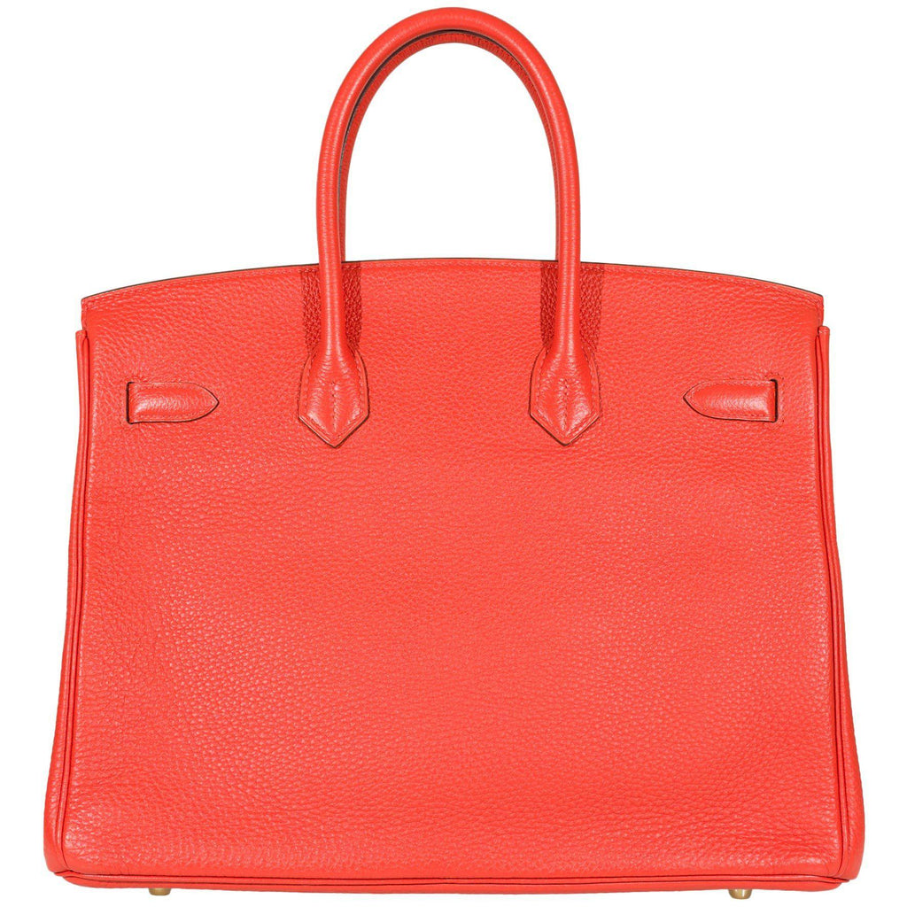 Hermes Birkin 35 Capucine Togo leather Gold Hardware - 2011, O Square