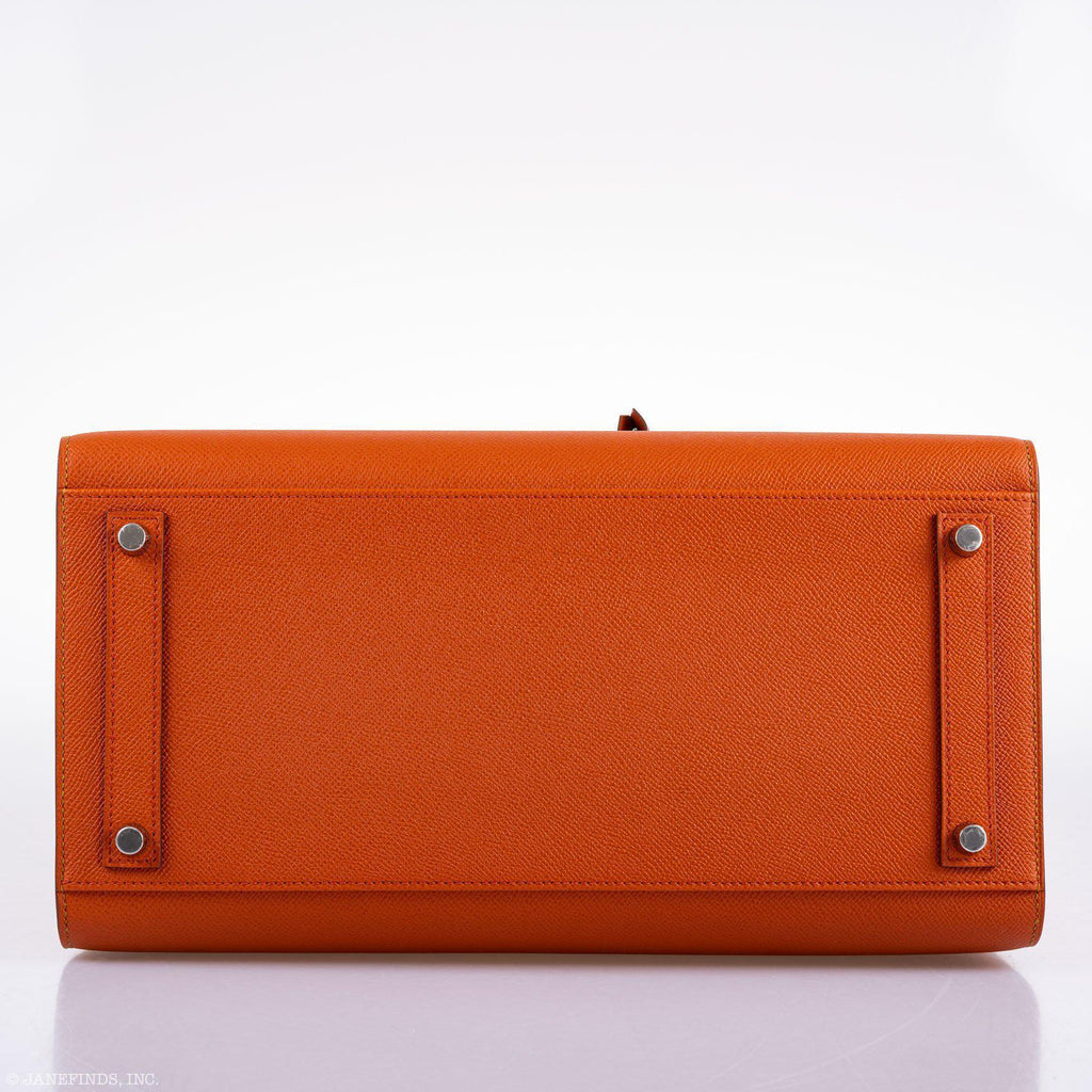 Hermes Birkin 35 Sellier "Sunrise" Rainbow Epsom Palladium Hardware - 2020, Y