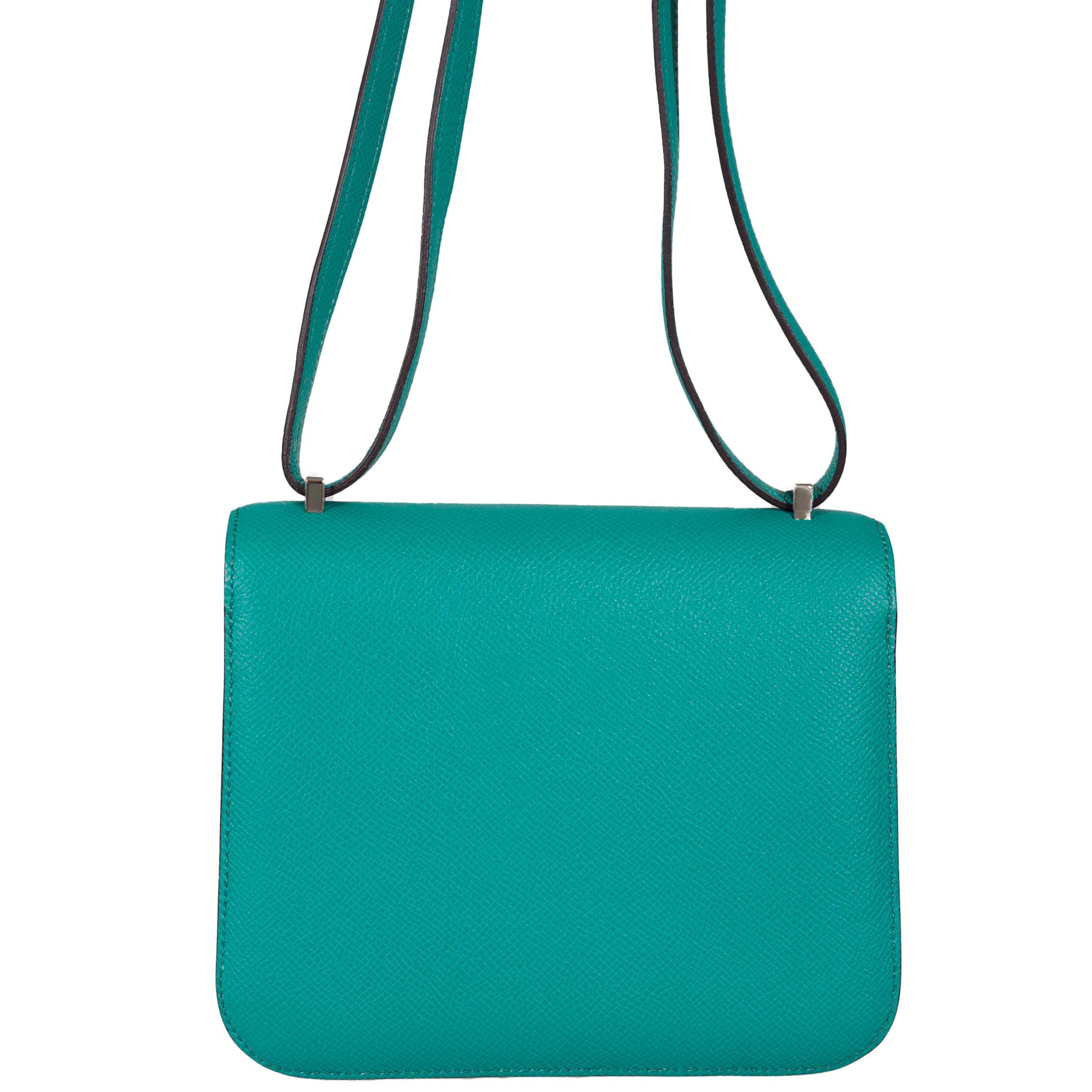 Hermes Constance 18 Blue Paon Verso Menthe Epsom Palladium Hardware - 2017, A