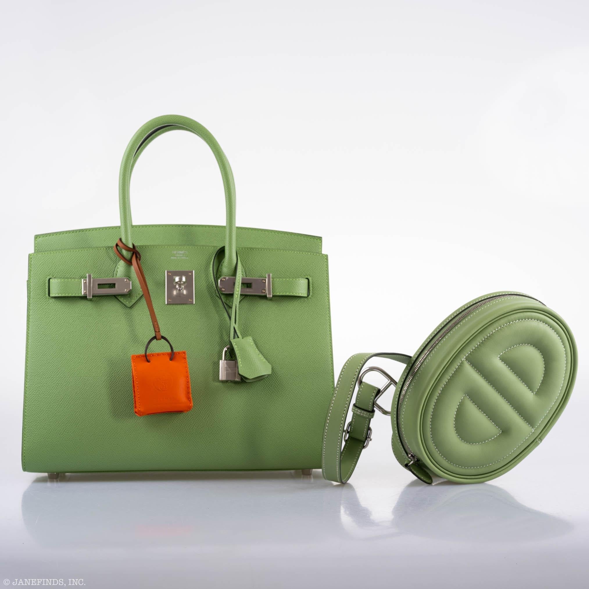 Hermes In-The-Loop Belt Bag Vert Criquet Swift Leather