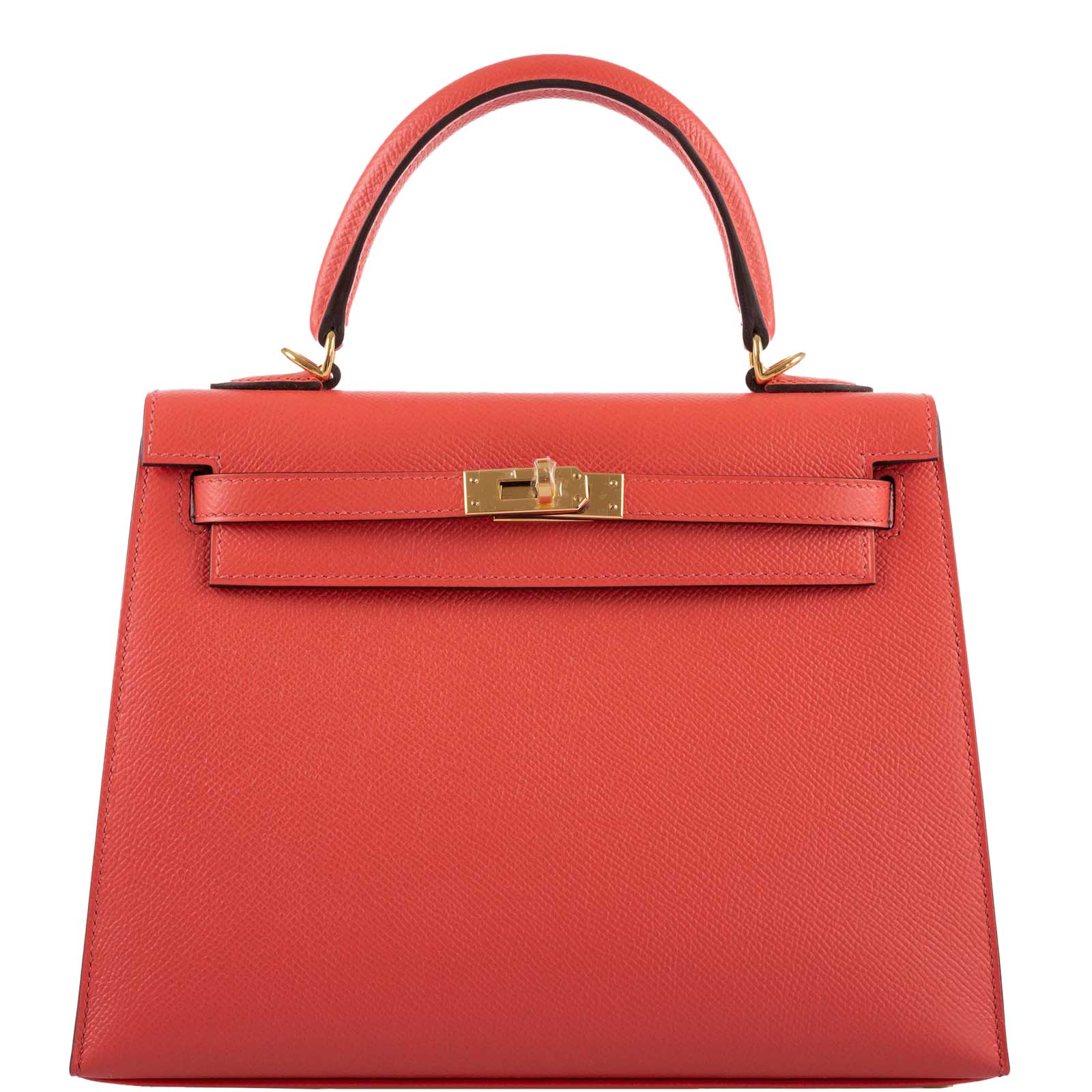 Hermes Kelly 25 Sellier Rose Jaipur Epsom Gold Hardware - 2017, A