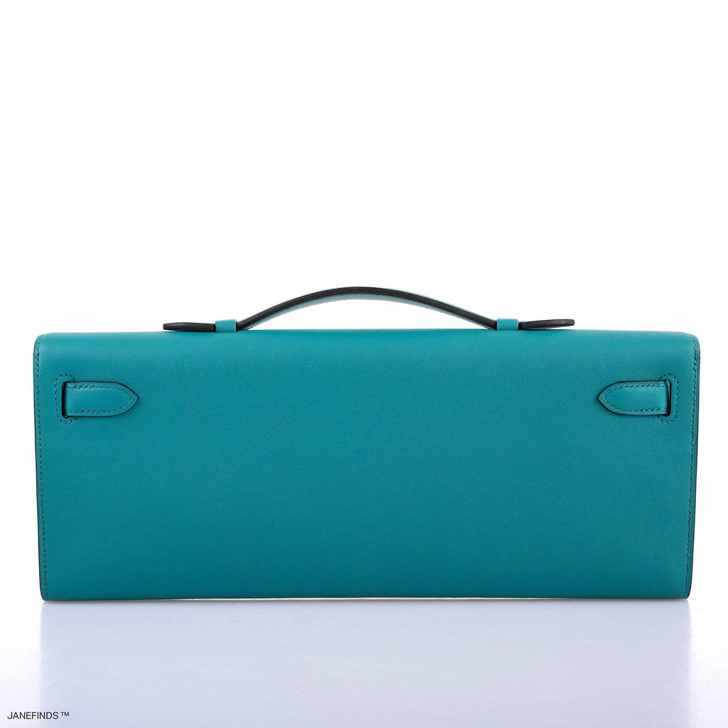 Hermes Kelly Cut Blue Paon Swift leather Gold Hardware - 2018, C