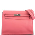 Hermes Kelly Danse II Rose D'ete Evercolor leather Palladium Hardware - 2020, Y