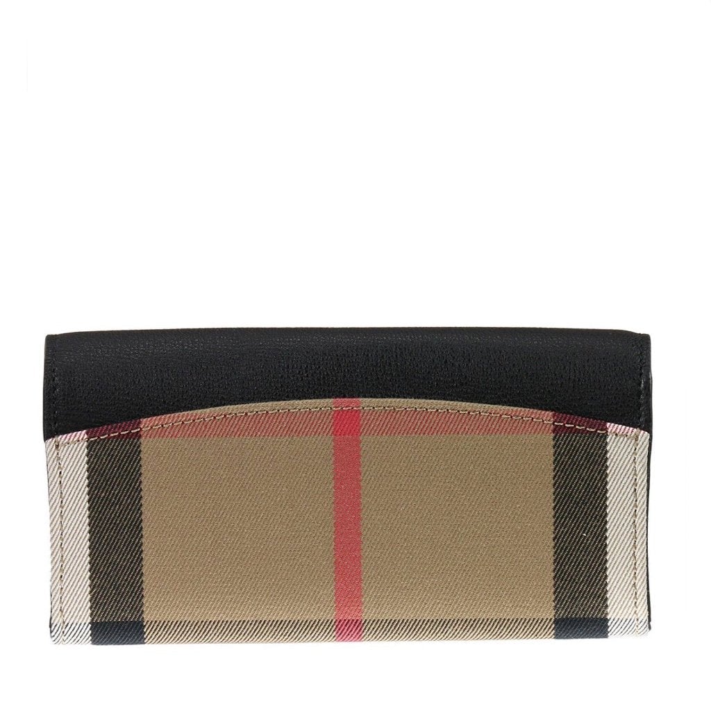 Porter House Check Wallet Black