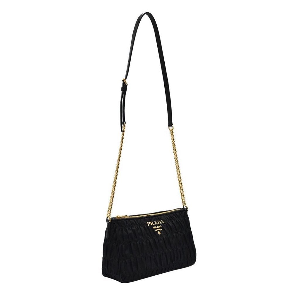 Nylon Tessuto Gaufre Shoulder Bag