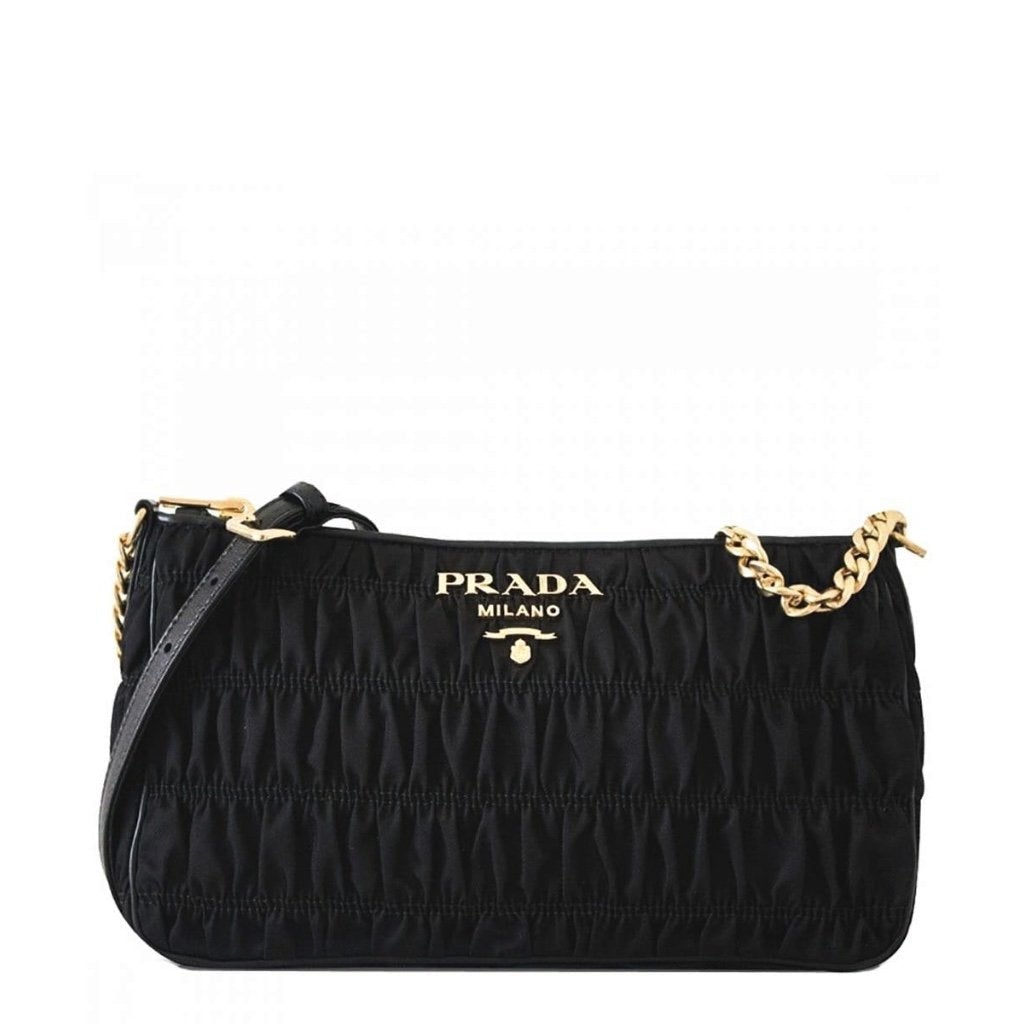 Nylon Tessuto Gaufre Shoulder Bag