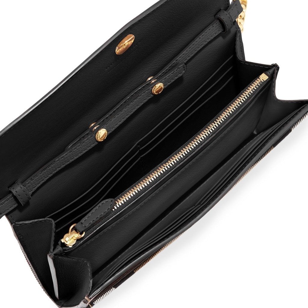 Henley Crossbody On Chain Bag Black