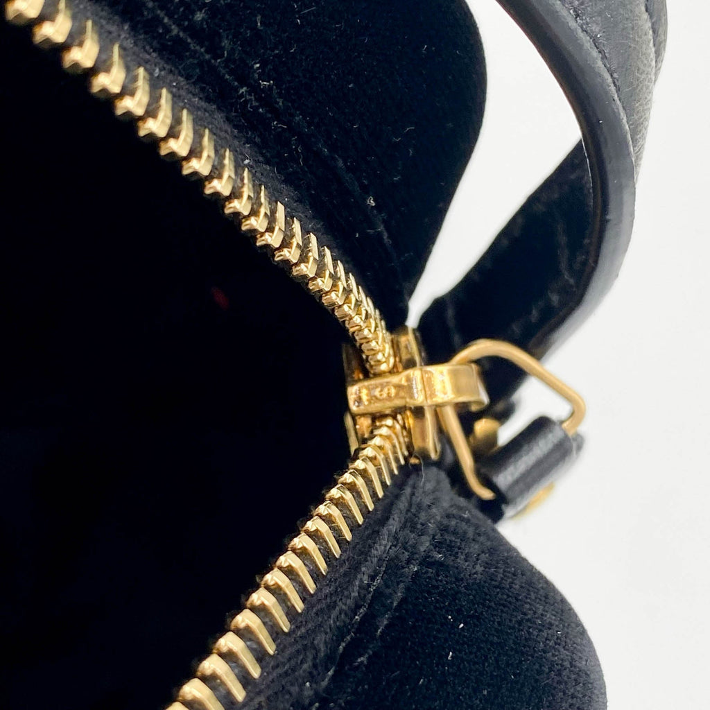 Saint Laurent Monogram Lou Camera Matelasse Black Velvet Shoulder Bag