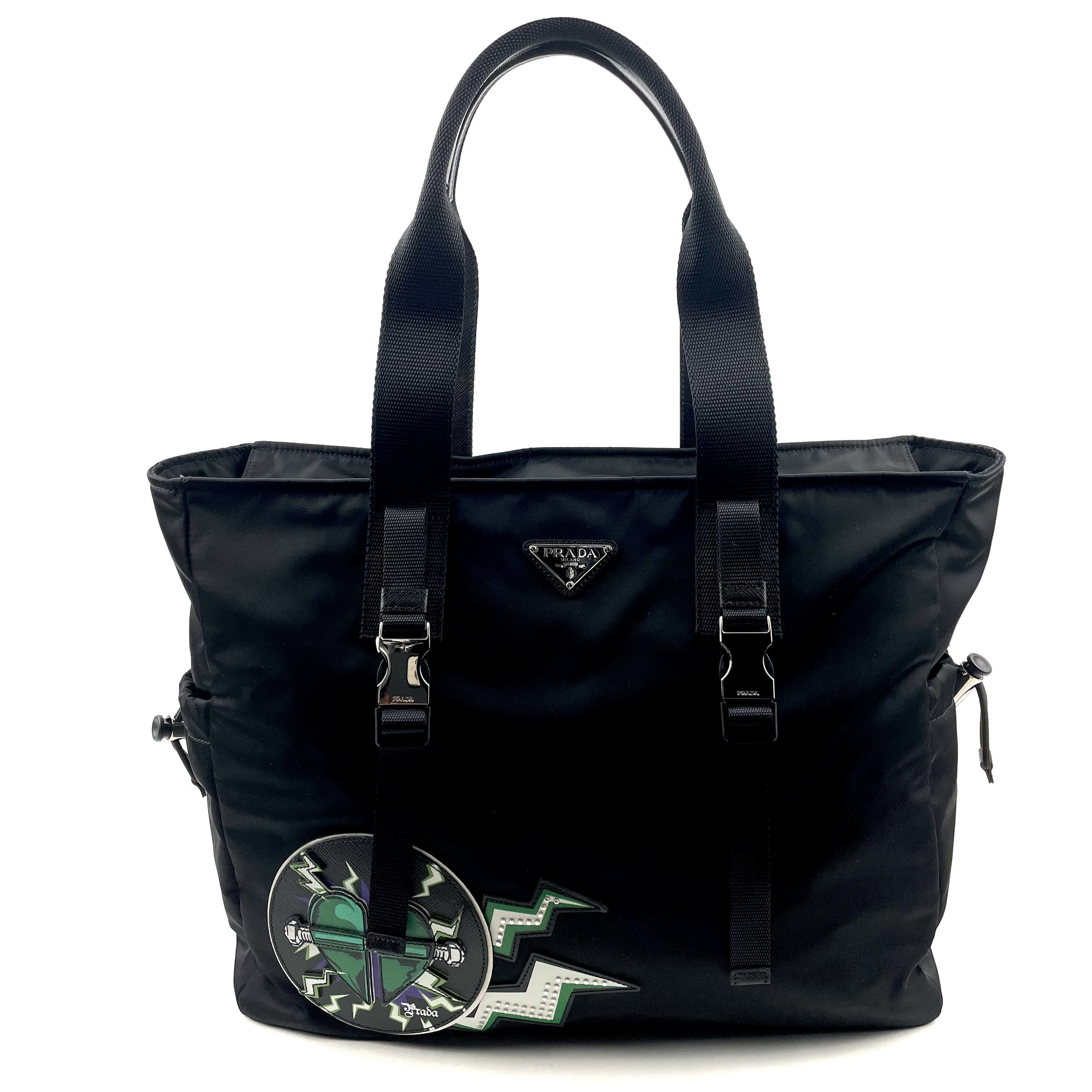PRADA x Universal Frankenstein Montagna Nylon Tote