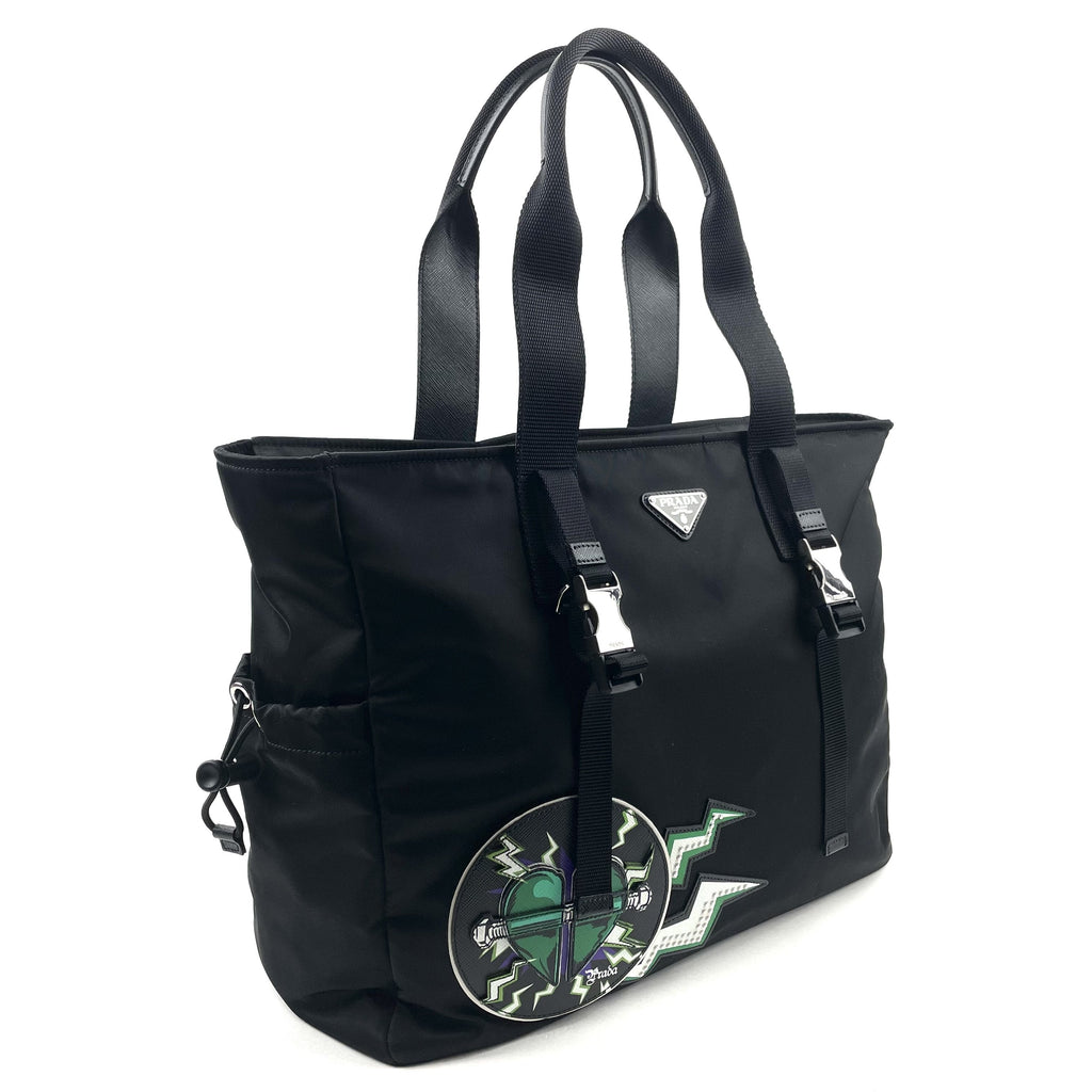PRADA x Universal Frankenstein Montagna Nylon Tote