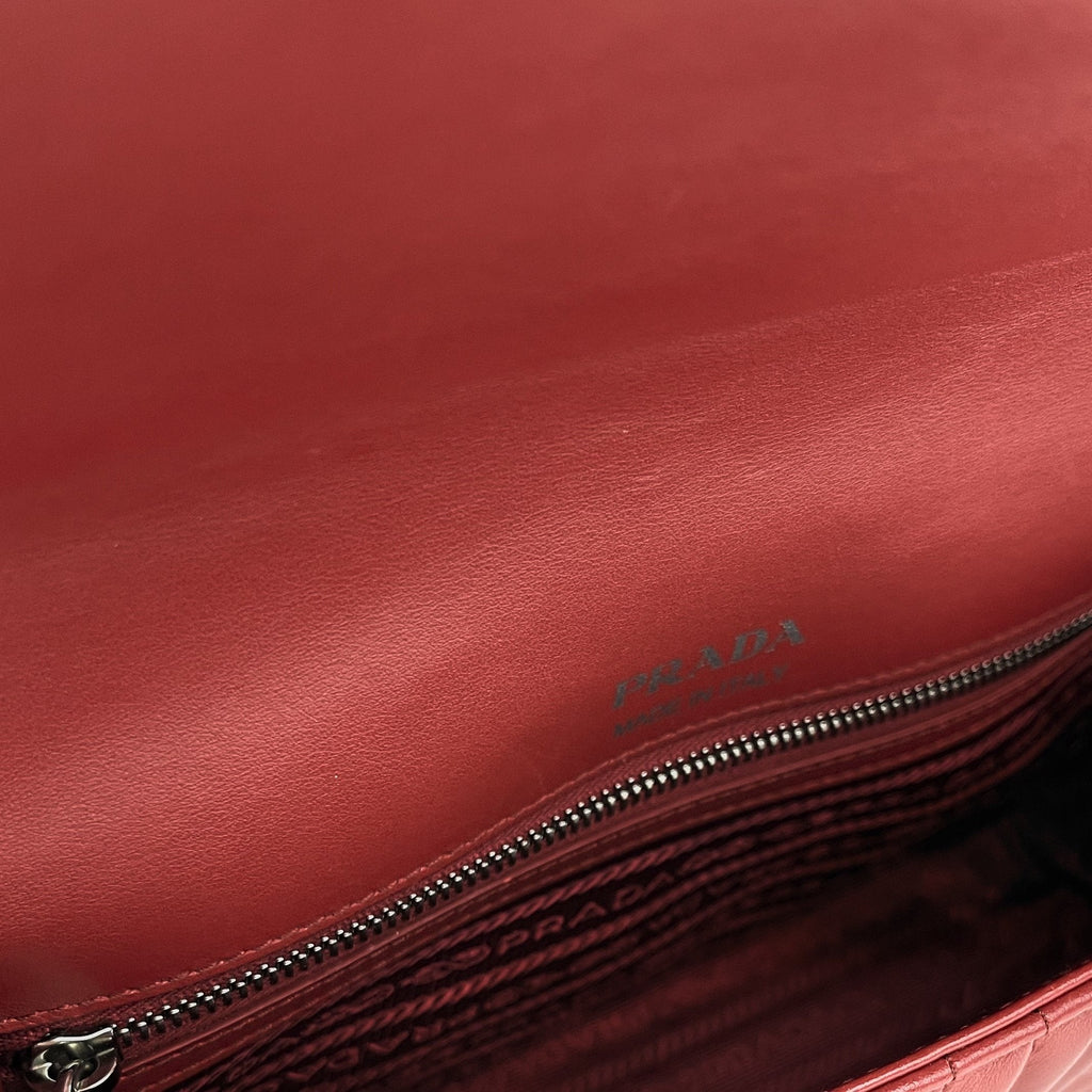 PRADA Medium Soft Calf Diagramme Bag