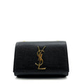 SAINT LAURENT Small Grain de Poudre Monogram Kate Bag