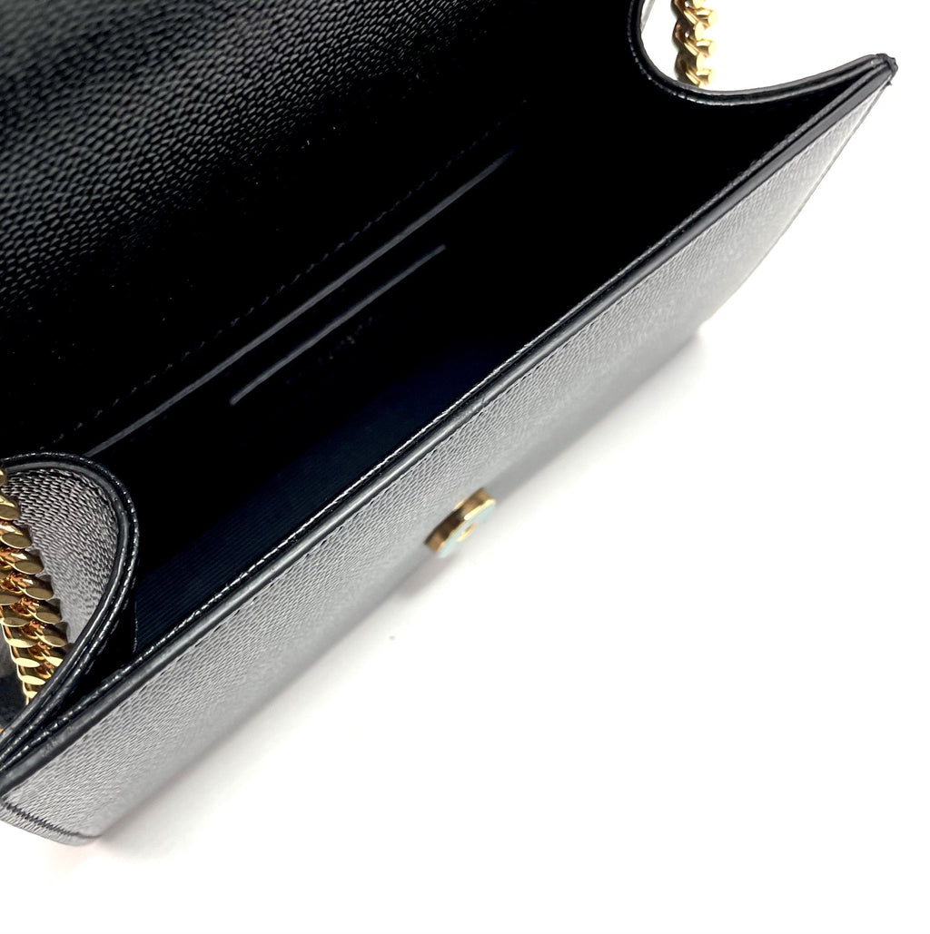 SAINT LAURENT Small Grain de Poudre Monogram Kate Bag