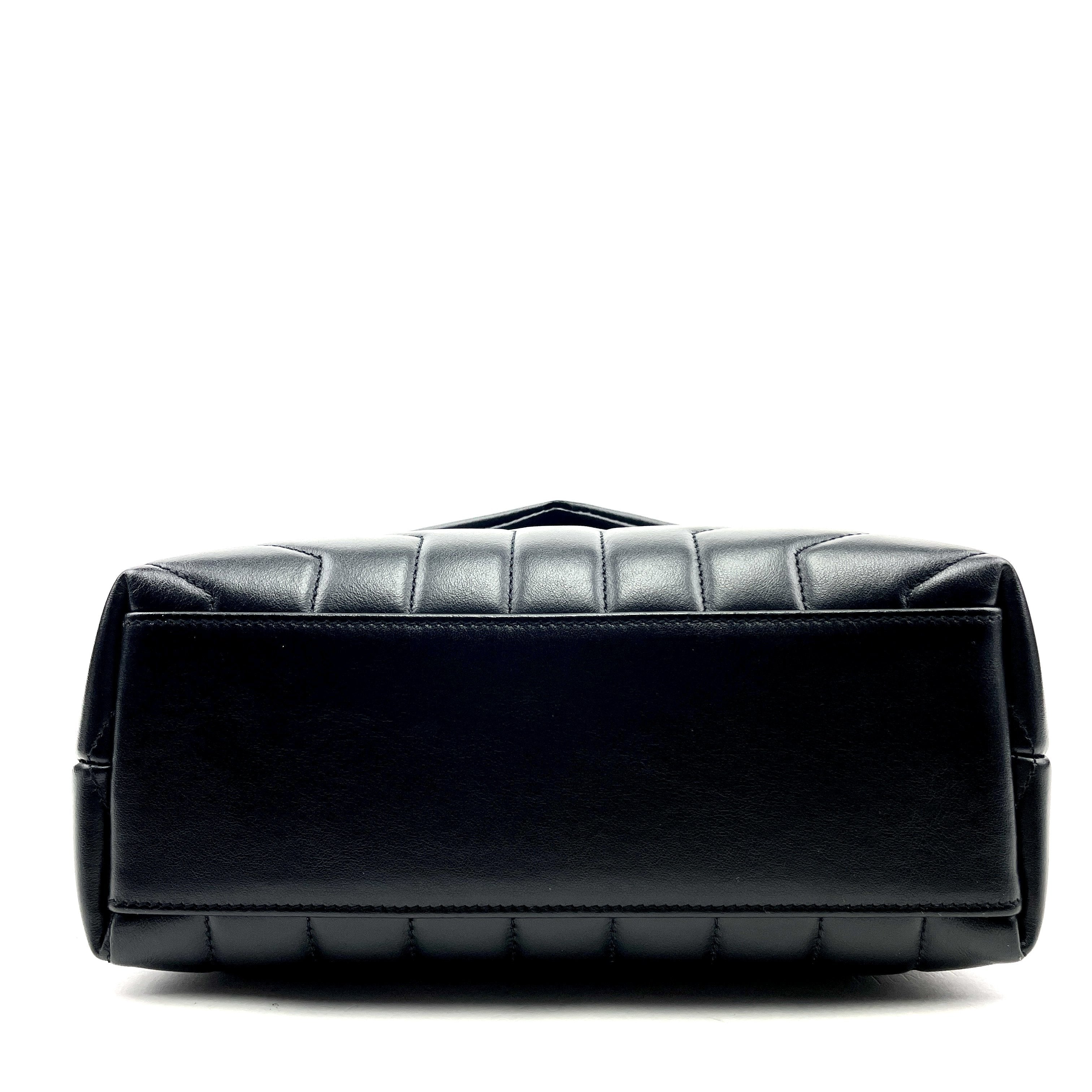 SAINT LAURENT Small Monogram Loulou Matelassé Shoulder Bag