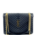 SAINT LAURENT Classic Large Monogram Envelope Bag