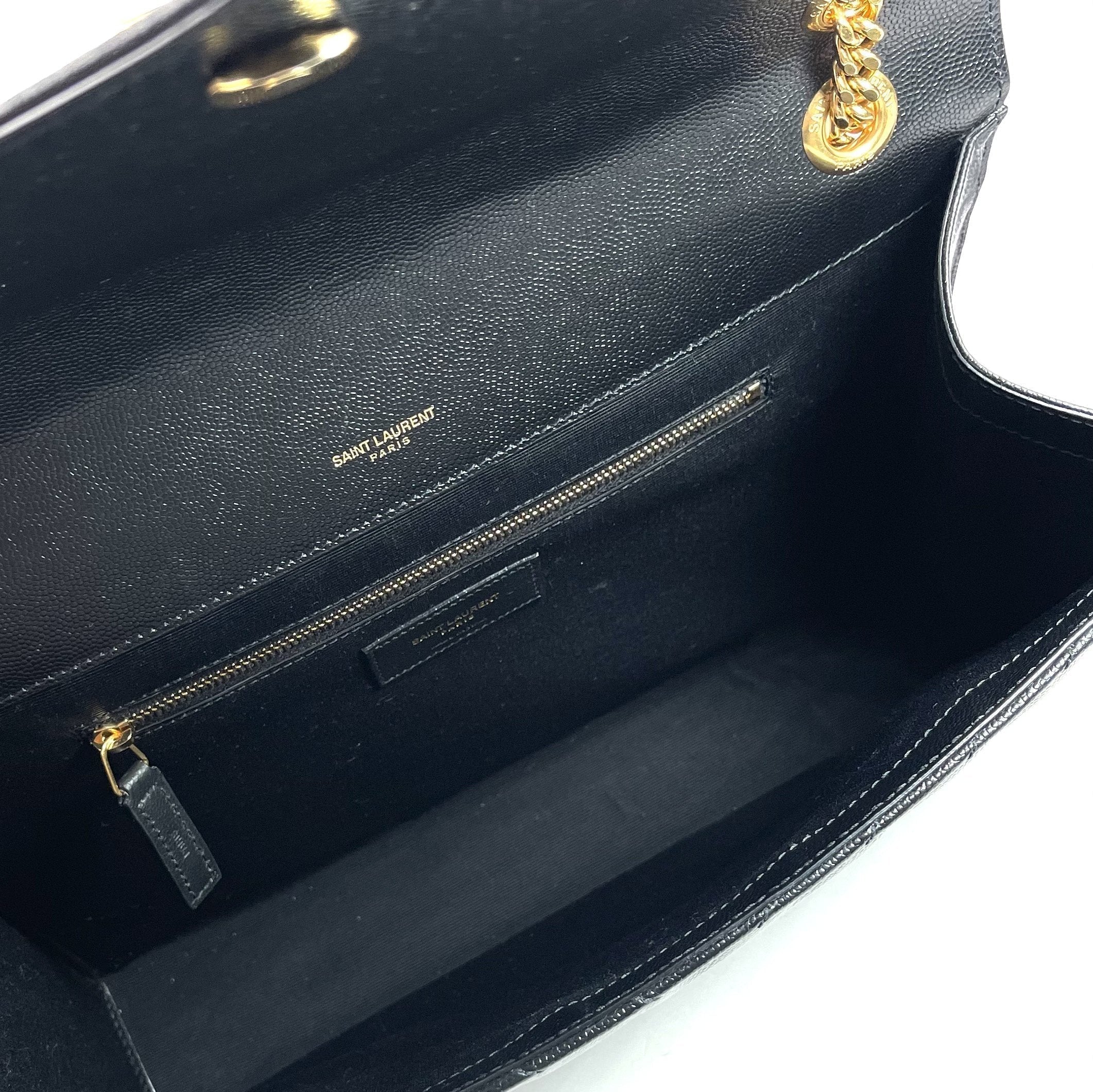 SAINT LAURENT Classic Large Monogram Envelope Bag