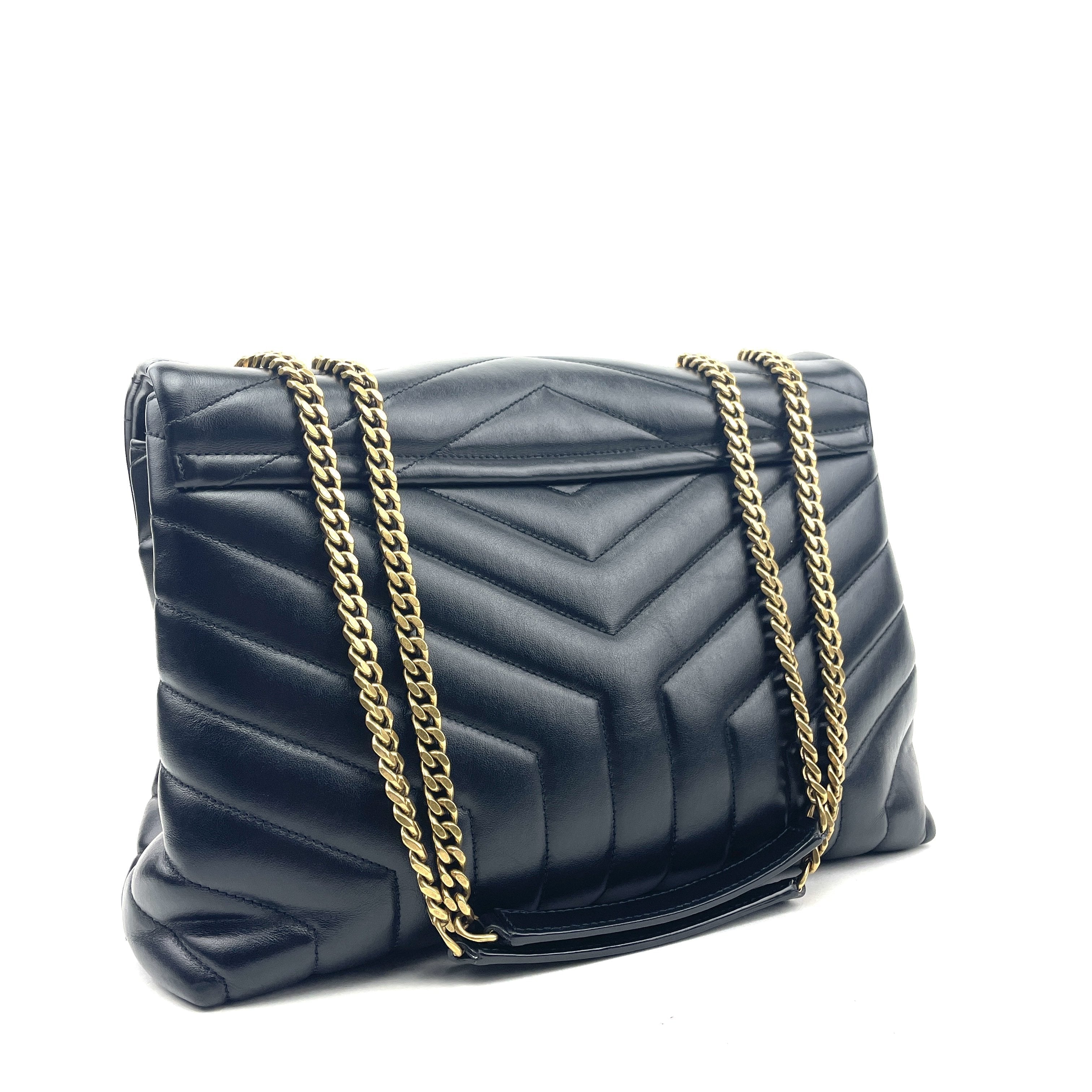 SAINT LAURENT Medium Lou Lou Black