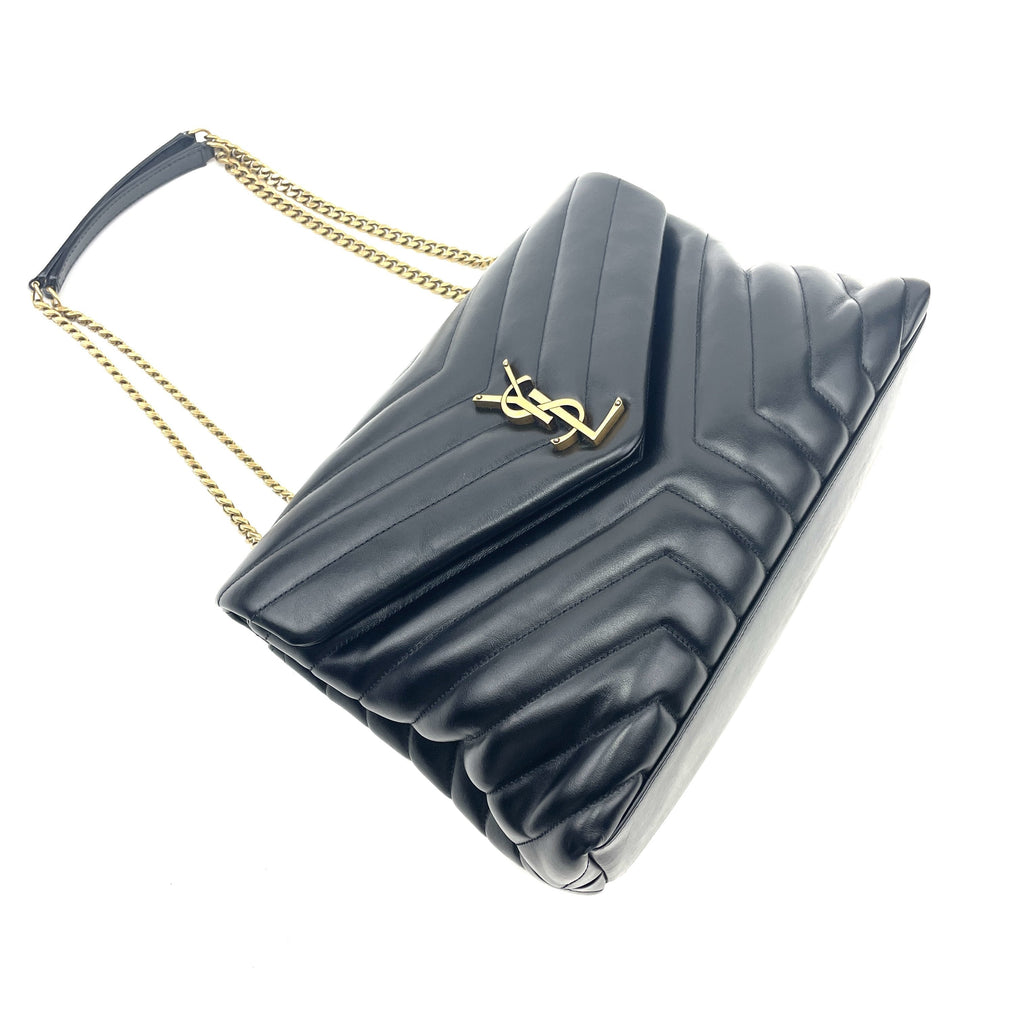 SAINT LAURENT Medium Lou Lou Black