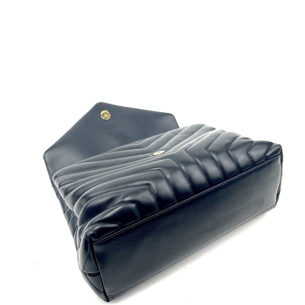 SAINT LAURENT Medium Lou Lou Black
