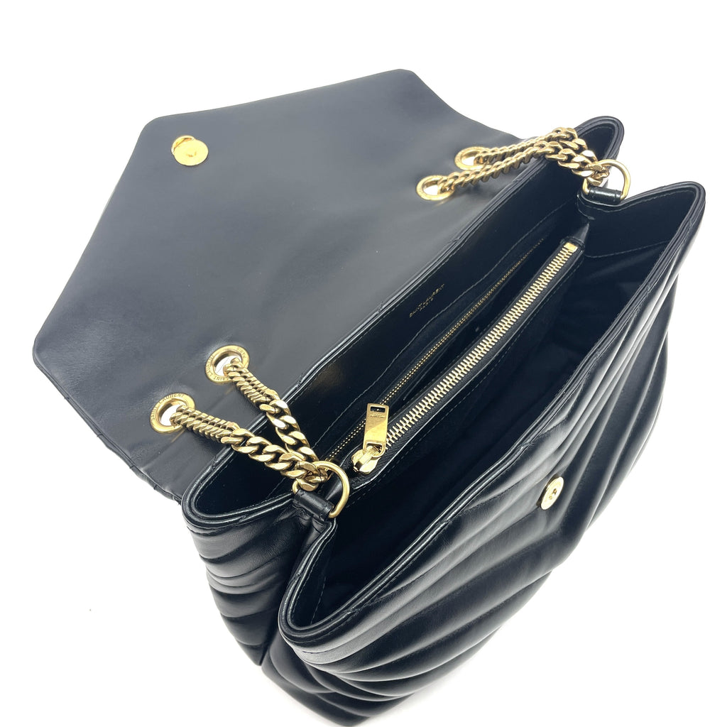 SAINT LAURENT Medium Lou Lou Black
