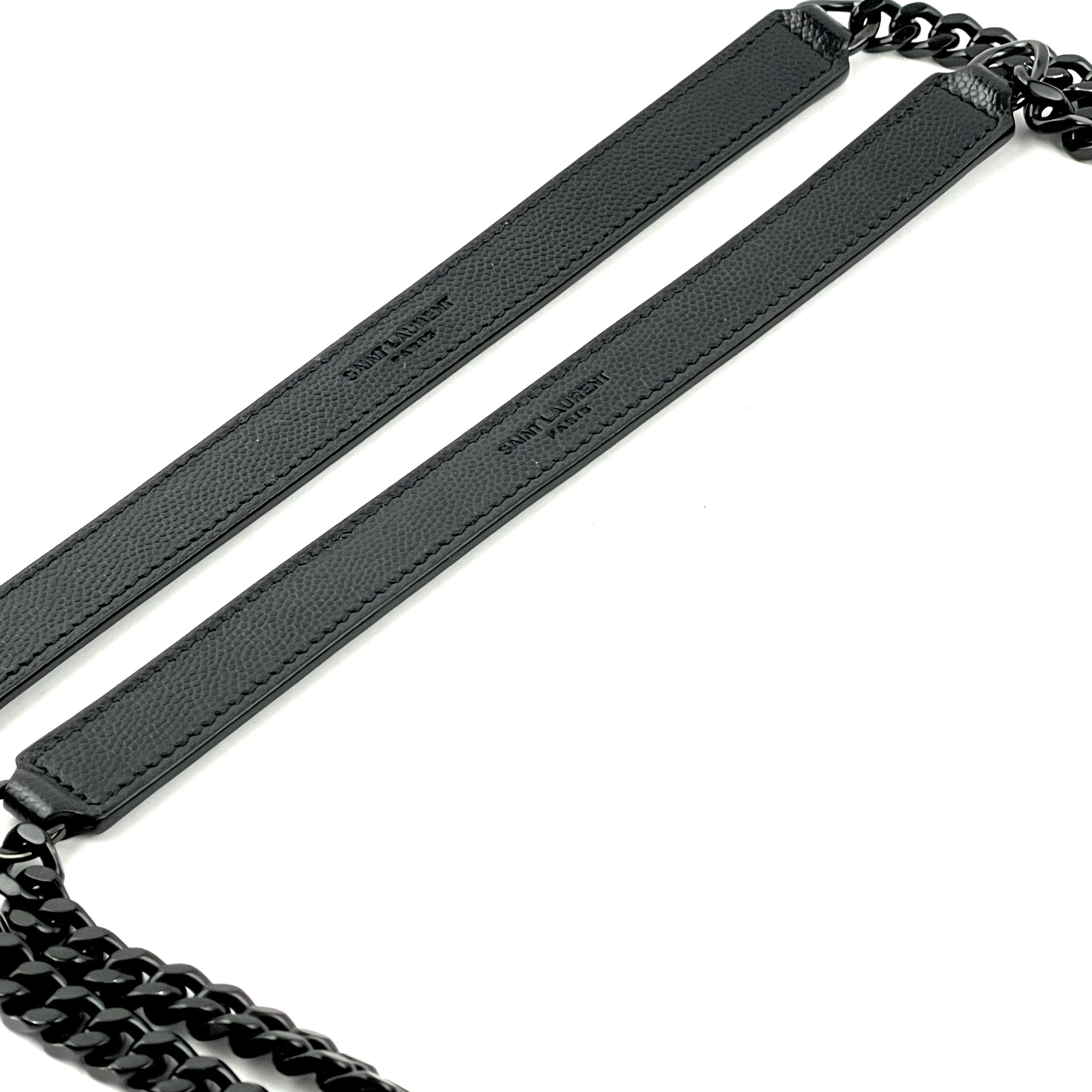 SAINT LAURENT Lg Triquilt Monogram Matelasse Envelope Bag