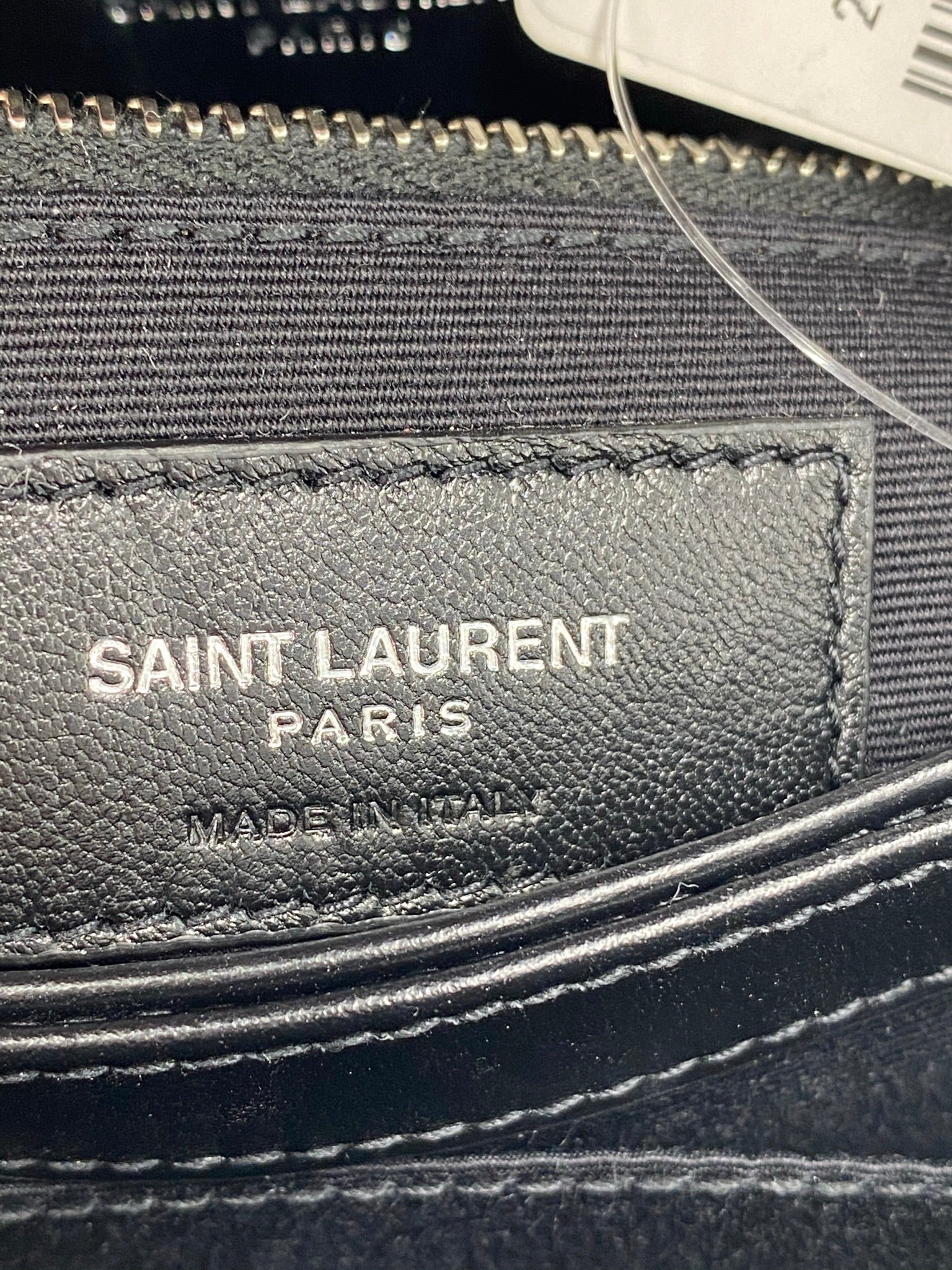 Saint Laurent Monogram Loulou Toy Silver Hardware Black Leather Shoulder Bag