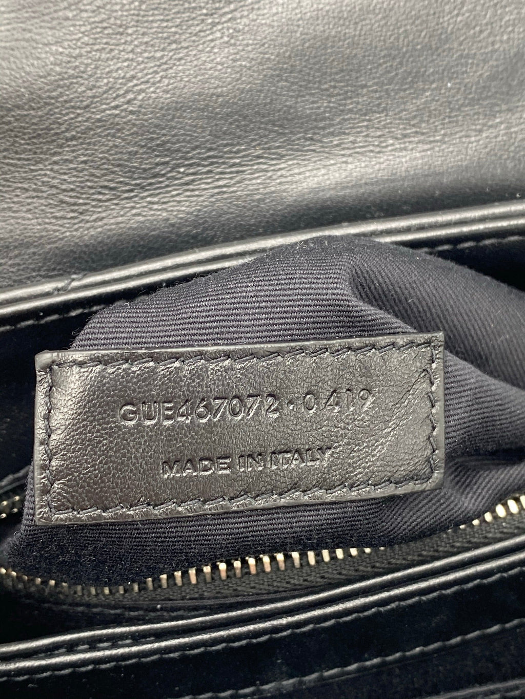 Saint Laurent Monogram Loulou Toy Silver Hardware Black Leather Shoulder Bag