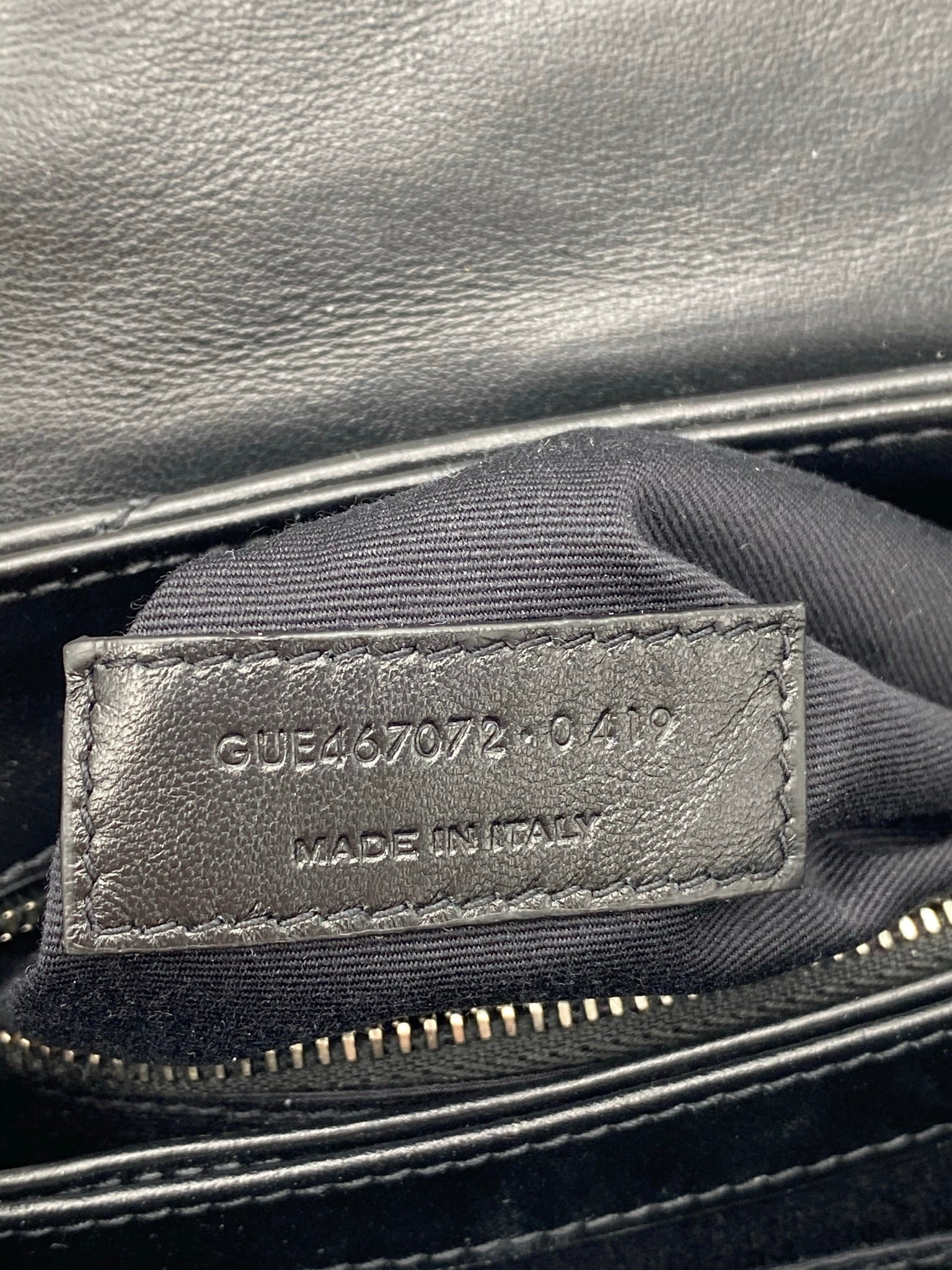 Saint Laurent Monogram Loulou Toy Silver Hardware Black Leather Shoulder Bag