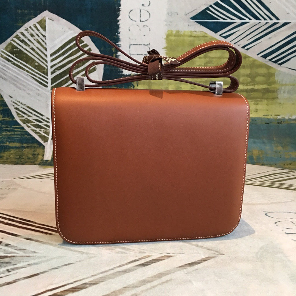 Hermes Constance Shoulder Bag 24cm Brown