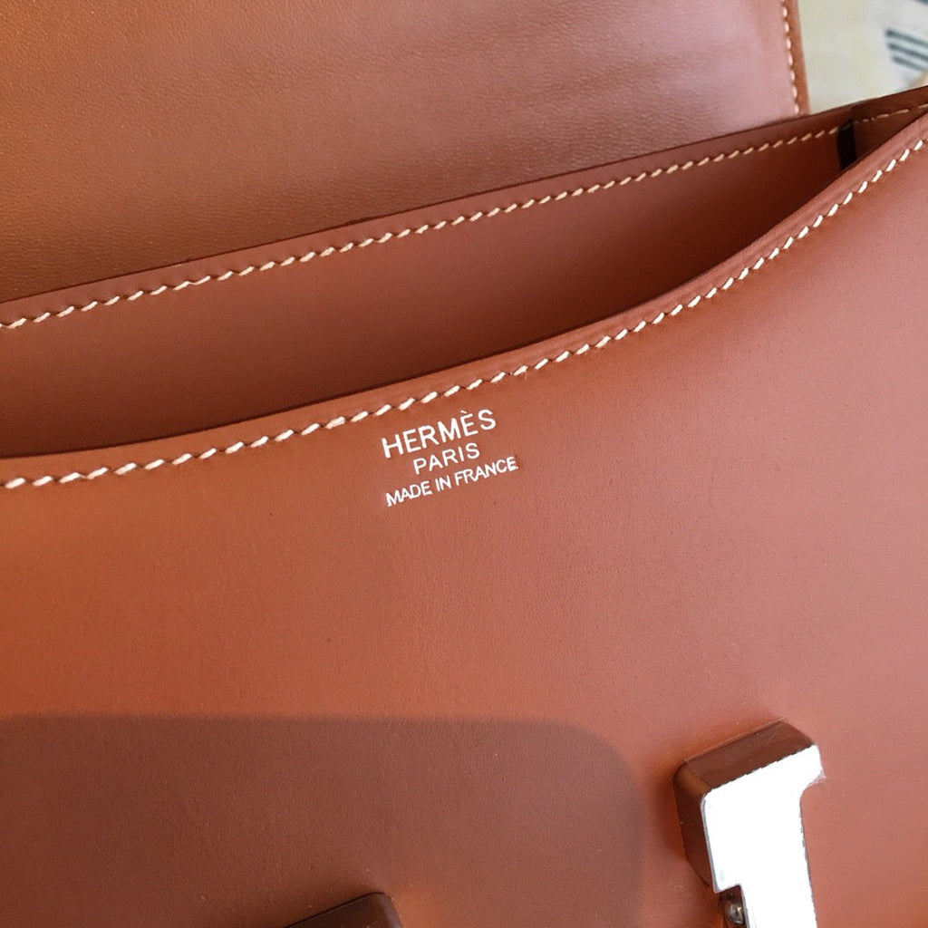 Hermes Constance Shoulder Bag 24cm Brown