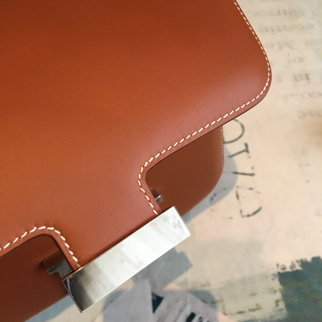 Hermes Constance Shoulder Bag 24cm Brown