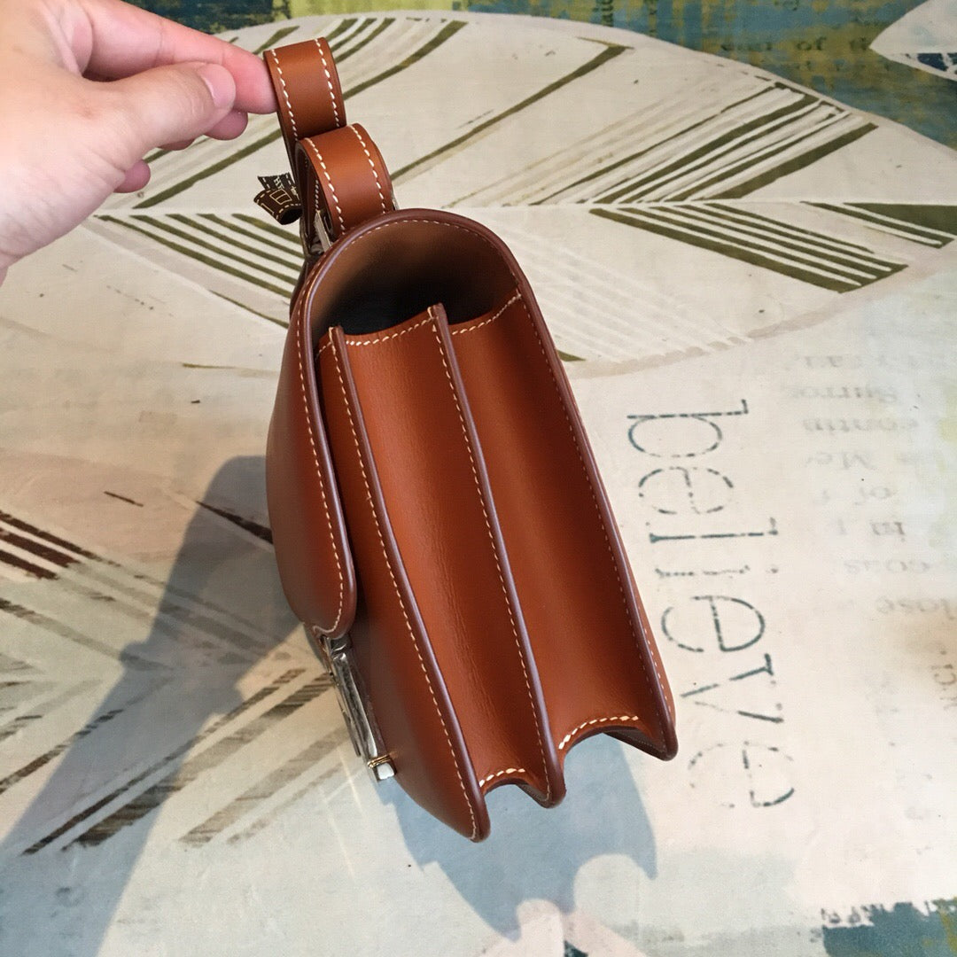 Hermes Constance Shoulder Bag 24cm Brown