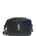 SAINT LAURENT Medium Monogram Lou Camera w/Gold